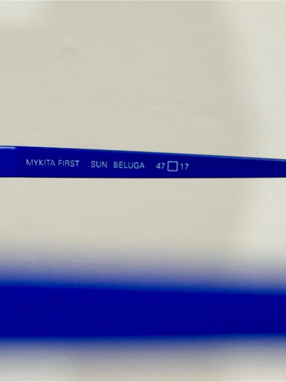 MYKITA Blue Round Sunglasses with Dark Lenses